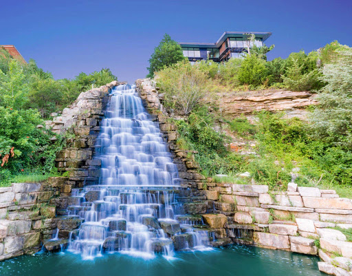 Image of Riverside Waterfall